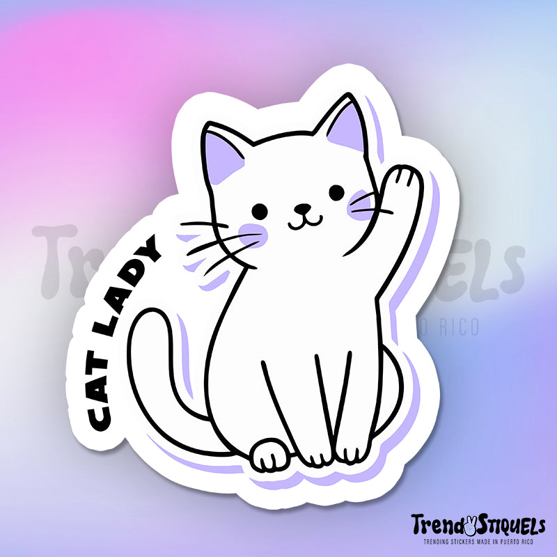 Cat Lady (Sticker Premium)