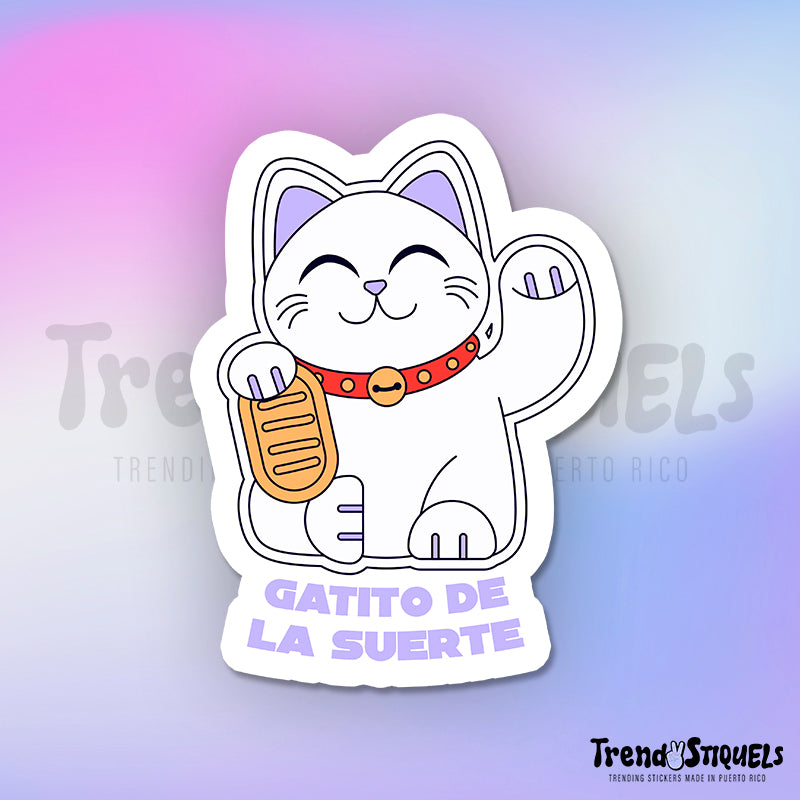 Gatito de la Suerte (Sticker Premium)