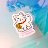 Gatito de la Suerte (Sticker Premium)