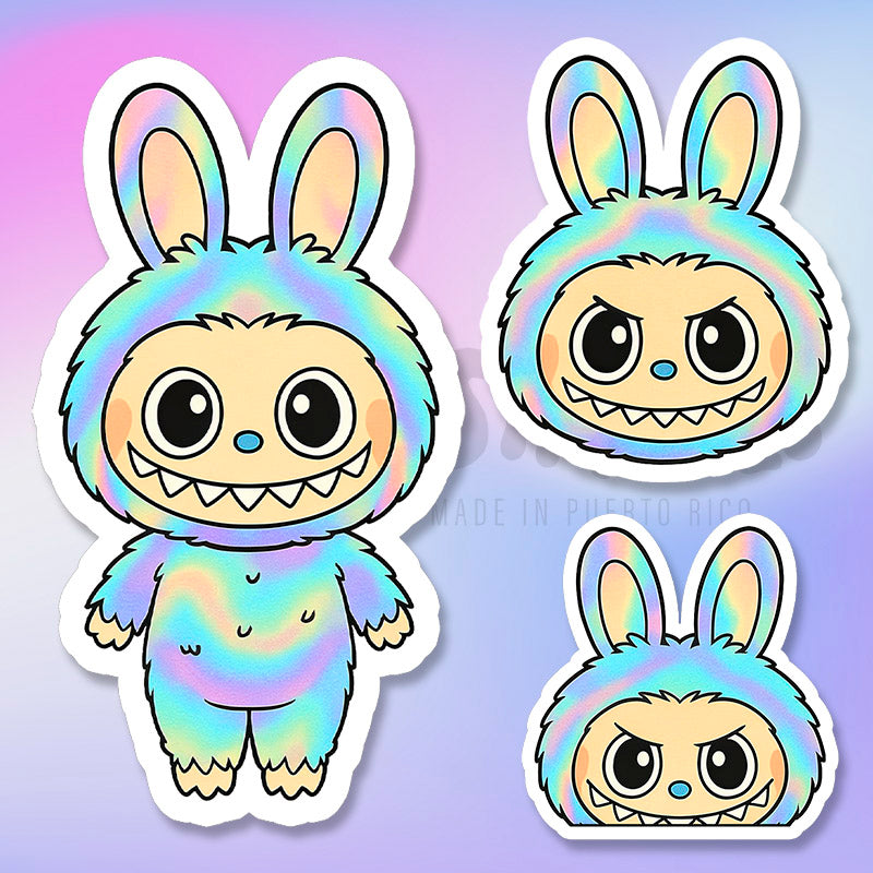 Labubu Tornasol (Premium Stickers)