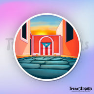 Puerta Bandera (Premium Sticker)