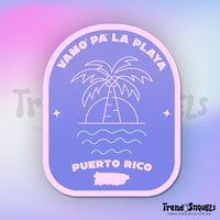 Vamo Pa la Playa (Premium Sticker)